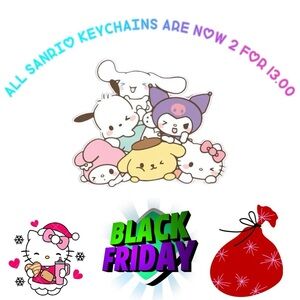 Sanrio Character Keychains BLACK FRIDAY SALE